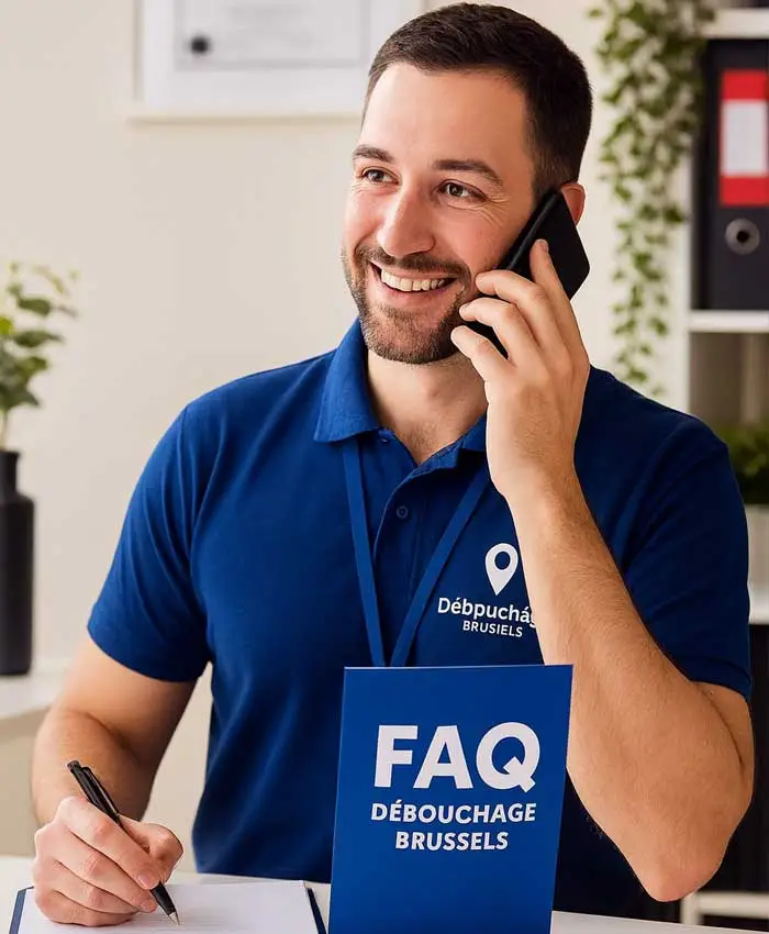 FAQ pour la page à propos de Débouchage Brussels
