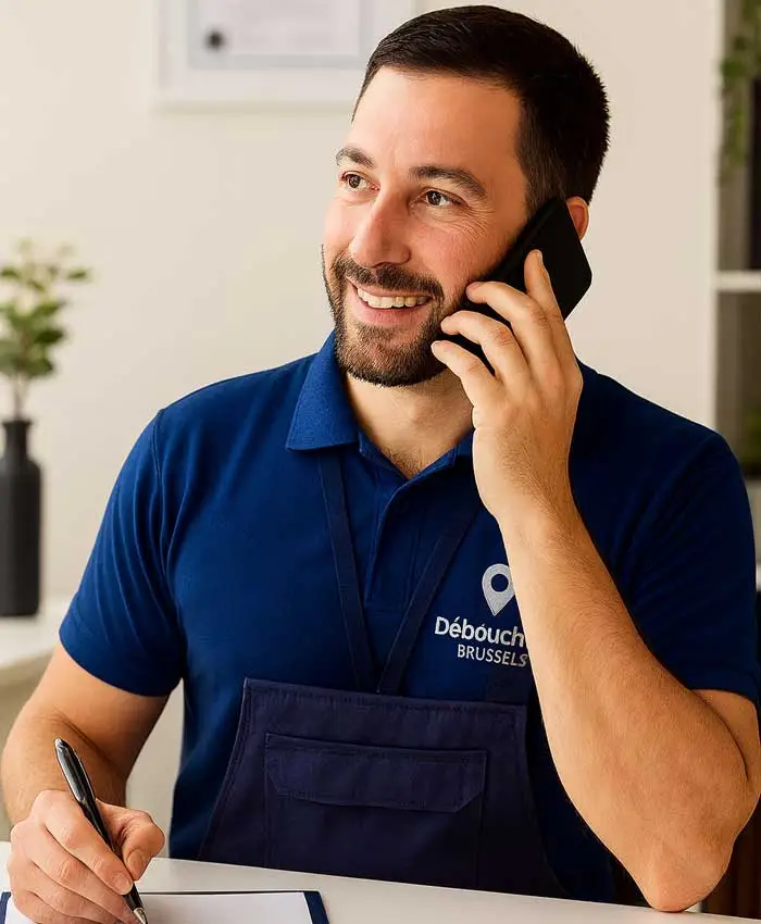 FAQ de la page contact Débouchage Brussels